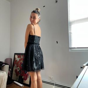 French Connection Spectacular Sparkly Sequence Party Dress